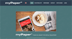 Desktop Screenshot of mypaper.se